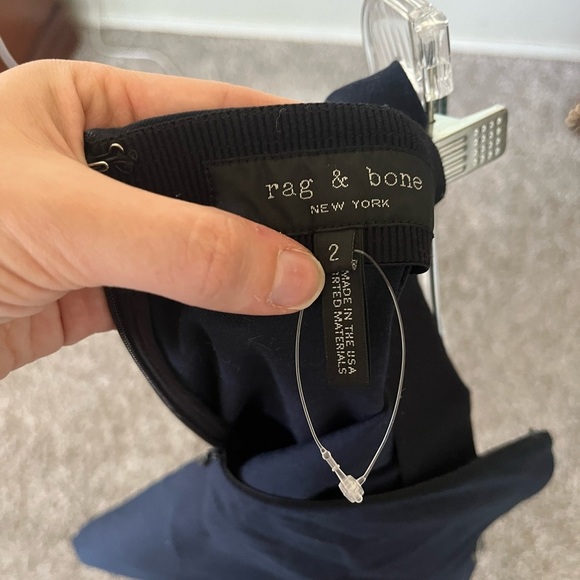 Rag & Bone Simone Stretch Slim Pant in Navy Blue in Women’s Size 2 - Picture 8 of 14